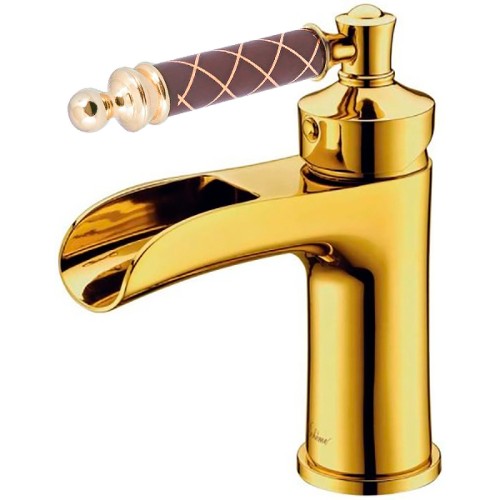 Купить купить смеситель для раковины, boheme vogue, золото арт. 211-mr-ch