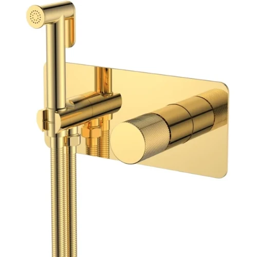 Купить купить гигиенический душ со смесителем, boheme stick, золото арт. 127-gg.4