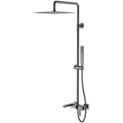 Душевая система, Boheme Qubic, оружейная сталь арт. 478-GM