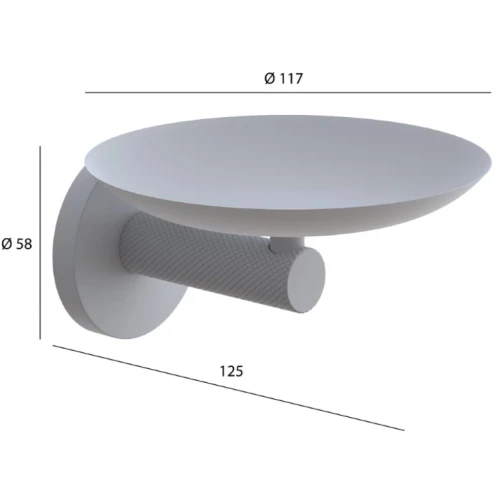 Купить купить мыльница, boheme uno, никель брашированный арт. 10973-nb