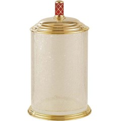 Ведро для мусора, Boheme Murano, золото, рубиновый арт. 10914-R-G