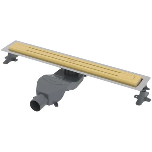 Купить купить душевой лоток с решеткой, armadi art premium trendy, золото арт. 983-80-mg