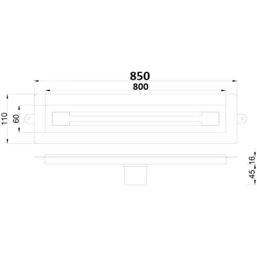 Купить купить душевой лоток с решеткой, armadi art premium trendy, золото арт. 983-80-mg