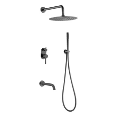Душевая система, Boheme Uno, оружейная сталь арт. 464-2-SGM