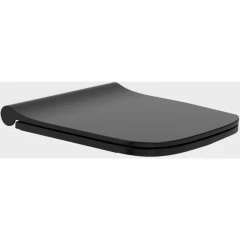 Крышка для унитаза, soft-close, черный матовый, Boheme BELLO арт. 975-B