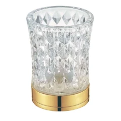 Стакан для зубных щеток, Boheme, золото арт. 10212