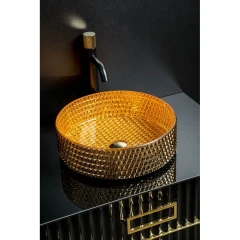 Раковина-чаша, Armadi Art NeoArt, золото арт. 817-G