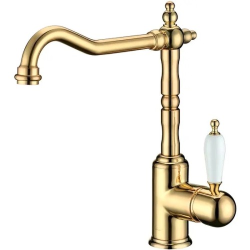 Купить купить смеситель для кухни, boheme tradizionale oro crystal, золото арт. 102-crst