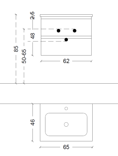 Купить купить тумба под раковину, подвесная, armadi art capolda, белый, дерево арт. 849-065-ww