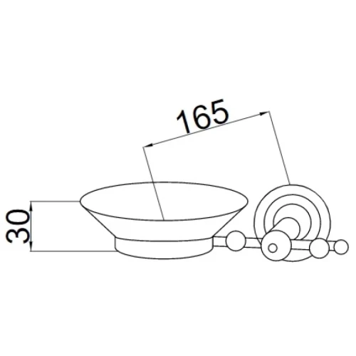 Купить купить мыльница, boheme brillante, хром арт. 10432
