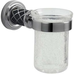 Стакан для зубных щеток, Boheme Murano, хром, черный арт. 10904-B-CR