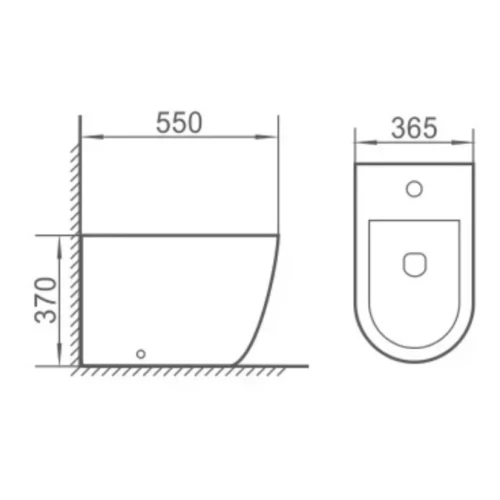 Купить купить биде подвесное, boheme nero, черный арт. 962/2
