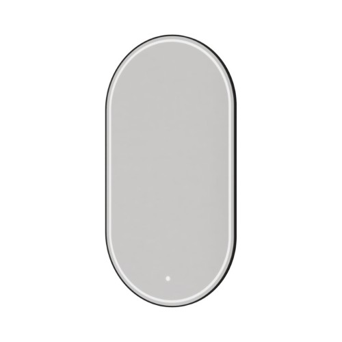 Купить купить зеркало с подсветкой с сенсорным выключателем и подогревом, armadi art modern, черный арт. 568-b