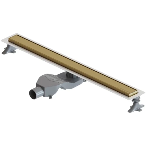 Купить купить душевой лоток с решеткой, armadi art premium linea, золото арт. 982-80-mg