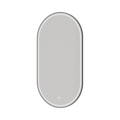 Зеркало с подсветкой с сенсорным выключателем и подогревом, Armadi Art Modern, оружейная сталь арт. 568-GM