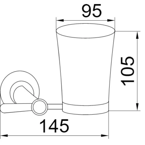 Купить купить стакан для зубных щеток, boheme puro, хром арт. 10704