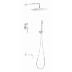 Душевая система, Boheme Uno, белый арт. 464-2-MW