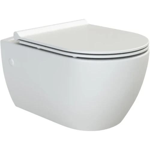 Купить купить унитаз подвесной с сиденьем микролифт, boheme bianca, белый арт. 963-set-mw