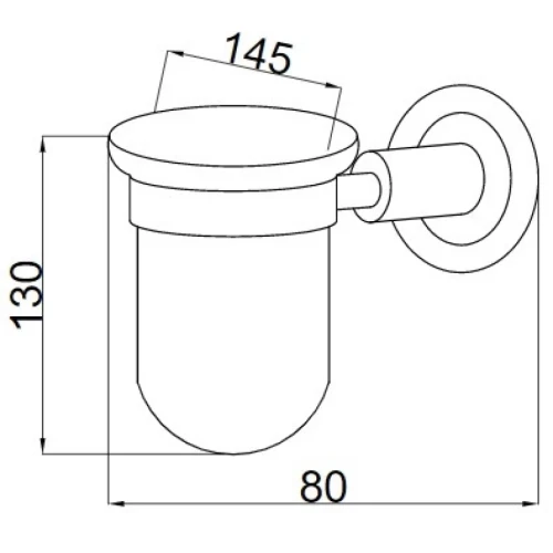 Купить купить стакан для зубных щеток, boheme murano cristal, хром арт. 10904-crst-ch