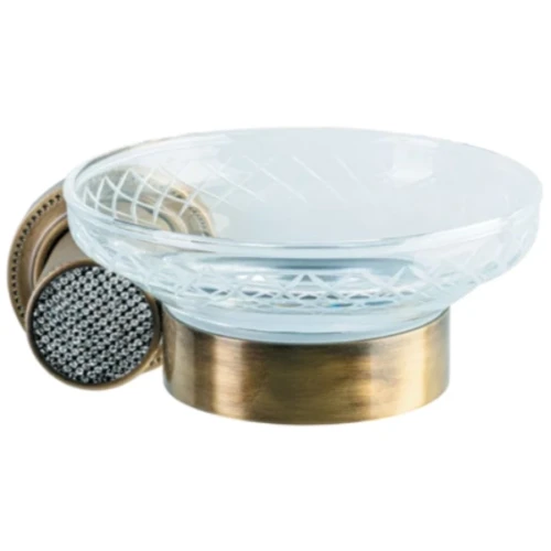 Купить купить мыльница, boheme royal cristal, бронза арт. 10923-br