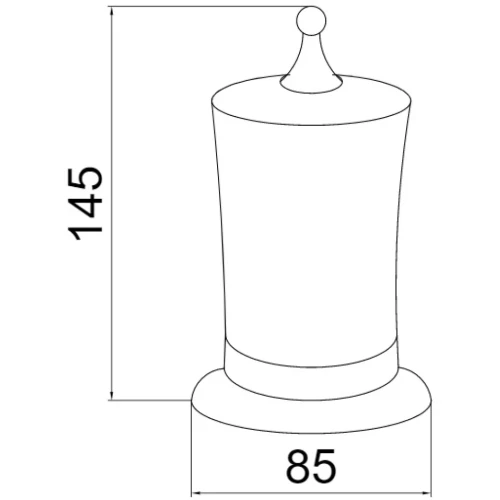 Купить купить стакан для ватных дисков, boheme medici, бронза арт. 10626