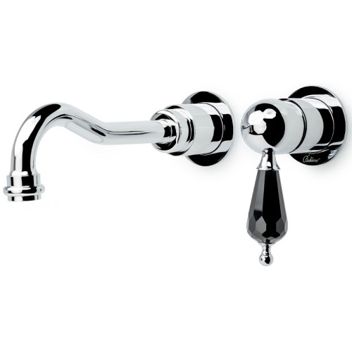 Купить купить смеситель для раковины, boheme tradizionale nero, хром арт. 267-bsw