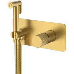 Гигиенический душ со смесителем, Boheme Stick, золото арт. 127-MG.3