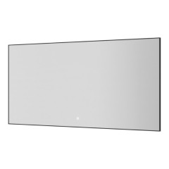 Зеркало с подсветкой с сенсорным выключателем и подогревом, Armadi Art Modern, оружейная сталь арт. 543-140-GM