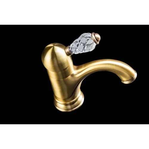 Купить купить смеситель для раковины, boheme crystal, бронза арт. 301-crst