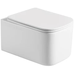 Унитаз подвесной с сиденьем микролифт, Boheme Mane, белый арт. 970-SET-MW