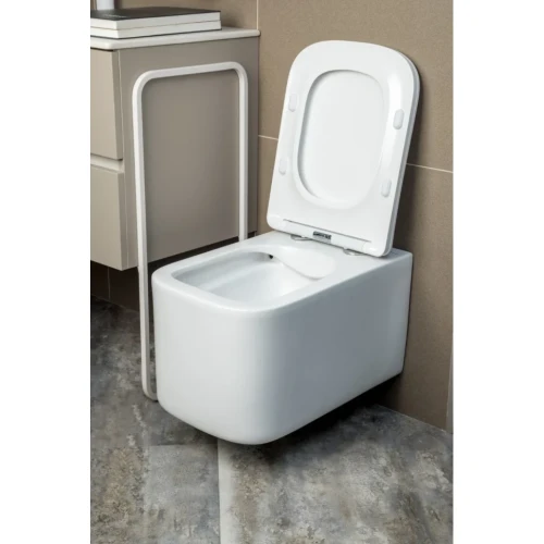 Купить купить унитаз подвесной с сиденьем микролифт, boheme mane, белый арт. 970-set-mw