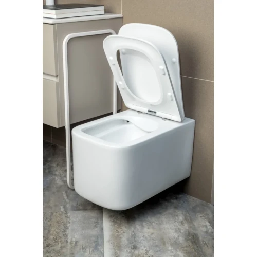 Купить купить унитаз подвесной с сиденьем микролифт, boheme mane, белый арт. 970-set-mw