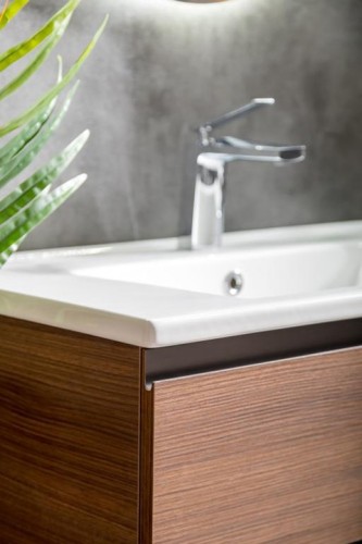 Купить купить тумба под раковину, подвесная, armadi art capolda, dark wood арт. 849-085-d