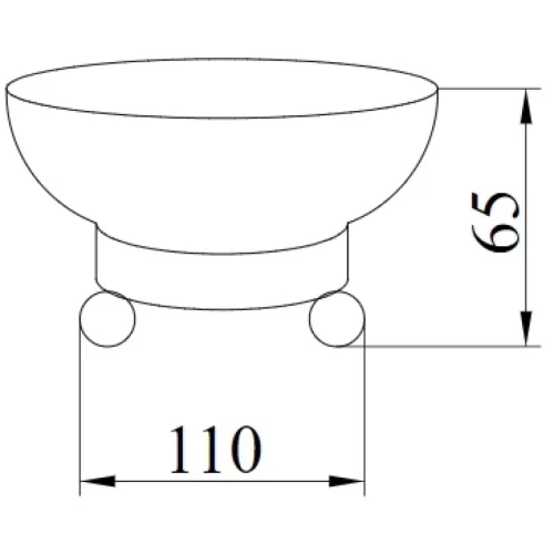 Купить купить мыльница, boheme hermitage, хром арт. 10390