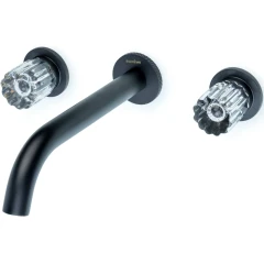 Смеситель из стены на 3 отв., Boheme Elegante, 152-2-B-EL цвет: черный