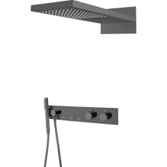 Душевая система с термостатом, Boheme Zodiac, оружейная сталь арт. 133-SGM