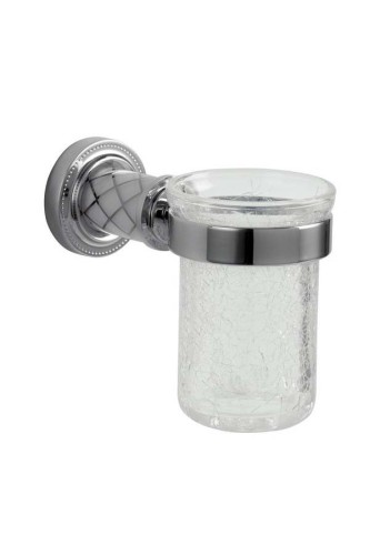 Купить купить стакан для зубных щеток, boheme murano, хром арт. 10904-w-cr