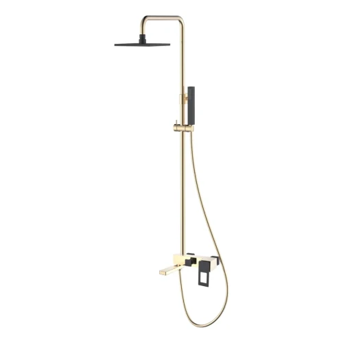 Купить купить душевая система, boheme q, золото, черный арт. 148-gb