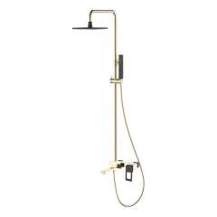 Душевая система, Boheme Q, золото, черный арт. 148-GB
