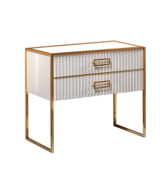 Тумба под раковину, Armadi Art Monaco, белый, золото арт. 867-100-WG