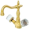 Купить купить смеситель для раковины, boheme crystal, бронза арт. 312-crst