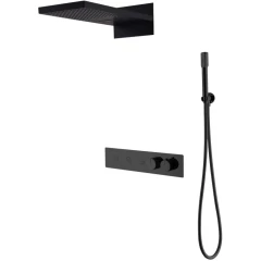 Душевая система с термостатом, Boheme Fusion, черный арт. 131-B