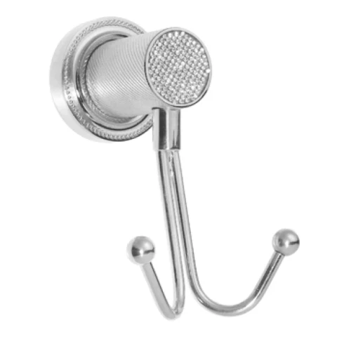 Купить купить двойной крючок, boheme royal cristal, хром арт. 10926-cr