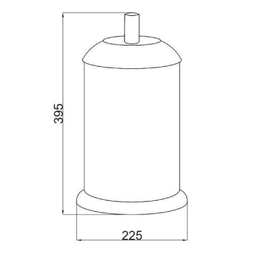 Купить купить ведро для мусора, boheme murano, хром, шоколад арт. 10907-ch-cr