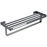Купить купить полка для полотенец, boheme q, оружейная сталь арт. 10947-sgm