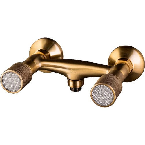 Купить купить смеситель для душа, boheme royal cristal, бронза арт. 314-royal