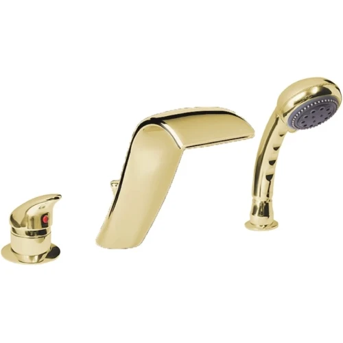 Купить купить смеситель на борт ванны, boheme cobra, 400 цвет: золото