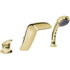 Смеситель на борт ванны, Boheme Cobra, 400 цвет: золото