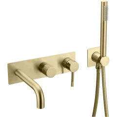 Смеситель для ванны, Boheme Uno, золото арт. 464-3-MG