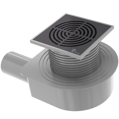 Купить купить душевой трап с решеткой, armadi art smart design, черный арт. 984-15-b